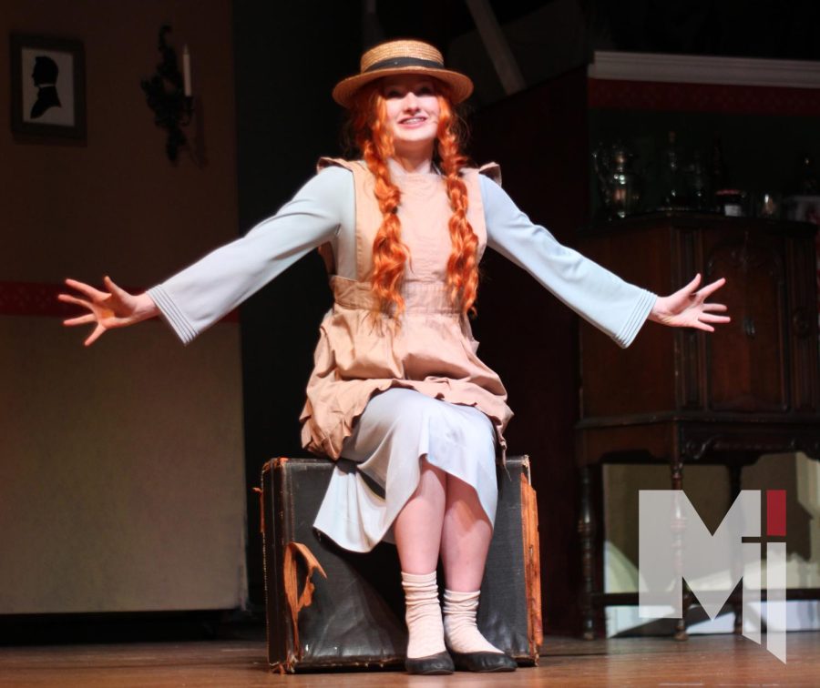 In the lead role of Anne, freshman Tess Sollars took on her second Miege production after starring in “Mary Poppins” in the fall. As a freshman, having the lead role could be intimidating, but Sollars was not worried about her ability to perform. “There was a lot of pressure to be good, but I was confident in what,I could do,” Sollars said.

