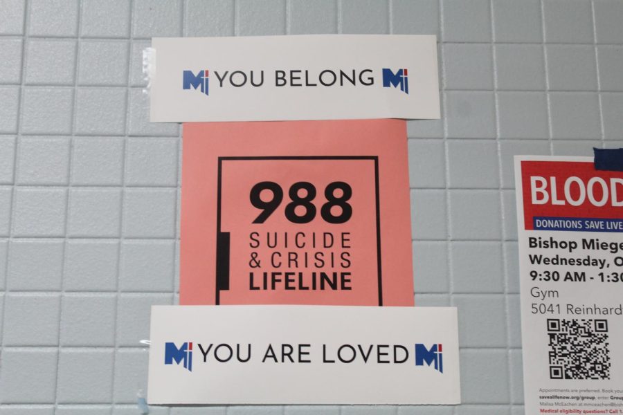 Displayed+throughout+the+school+hallways+and+classrooms%2C+the+988+suicide+hotline+reminds+students+that+there+is+help+if+they+are+struggling+with+mental+health.+The+national+hotline+is+open+24%2F7+and+connects+callers+to+trained+counselors.+
