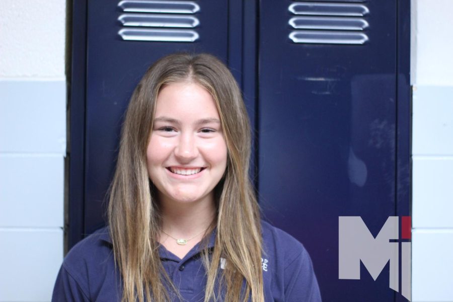 Senior Lexi Kurt was named a National Merit semifinalist recipient at school during fifth hour on Sept. 14. Kurt hopes this achievement will help her earn scholarships at TCU where she hopes to attend.