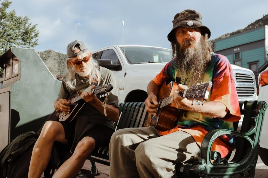 alongside the road, Frenzel captured his favorite shot yet. On a summer trip to Manitou Springs, Colorado, $5 was all it took to hear a song and make a lasting memory. |