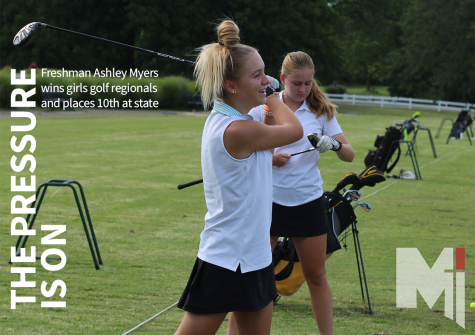 As a freshman, Ashley Myers won regionals and placed 10th at 4A state. I definitely see now why people told me to practice so much every day after school, because it has paid off,” Myers said. 