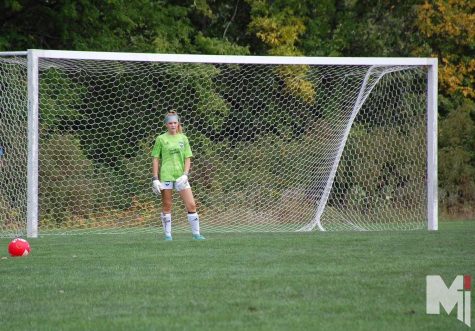 Freshman Ashley Myers plays goalie at her club Sport Valley. Myers is on multiple teams for her goalie skills. 