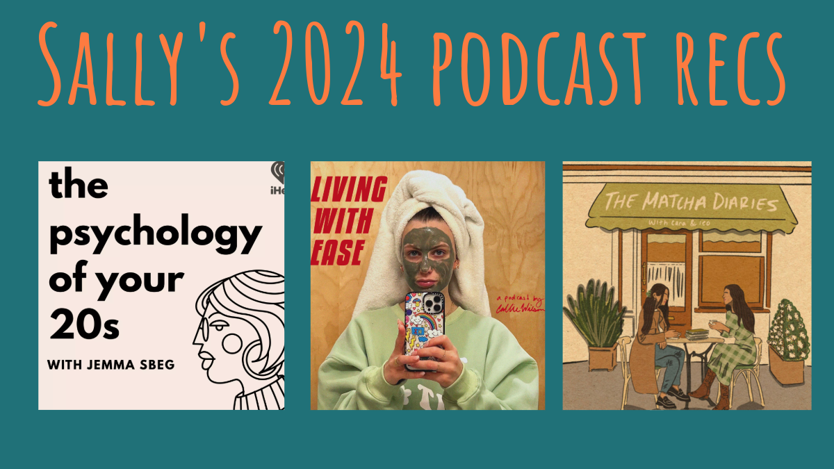 Senior Sally Panis shares her favorite podcasts to motivate her throughout 2024. 